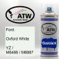 Preview: Ford, Oxford White, YZ / M6466 / M6887: 400ml Sprühdose, von ATW Autoteile West.